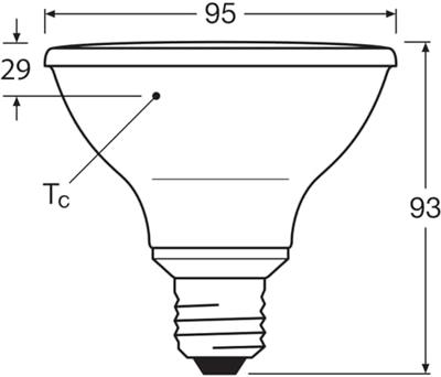 LEDVANCE 4099854071195 LED-lamp Energielabel G (A - G) E27 Par 30 10 W = 75 W Warmwit (Ø x h) 95 mm x 95 mm 1 stuk(s) LEDVANCE 4099854071195 LED-lamp Energielabel G (A - G) E27 Par 30 10 W = 75 W Warmwit (Ø x h) 95 mm x 95 mm 1 stuk(s)