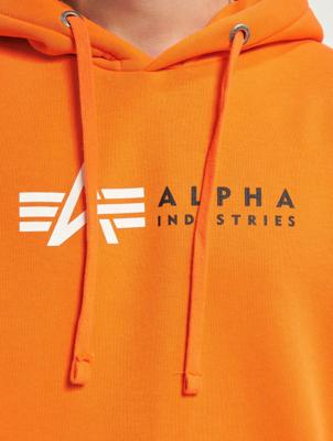 Alpha Industries / Hoody Alpha Label in oranje