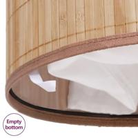 VidaXL Wasmand rond bamboe natuurlijk - thumbnail