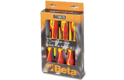 Beta 1273MQ/D6 Schroevendraaierset | Sleuf + Phillips | VDE | 6-Delig - 012730851