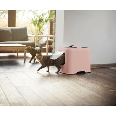 ROTHO - Kattenbak 57 x 39 x 40 cm - toiletbox - roze