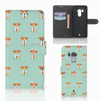 HTC U11 Plus Telefoonhoesje met Pasjes Pups - thumbnail