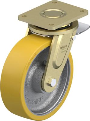 Blickle LS-GTH 252K-ST Zwenkwiel met rem Wieldiameter: 250 mm Draagvermogen (max.): 1800 kg 1 stuk(s)