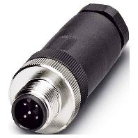 Phoenix Contact 1681460 Sensor/actuator connector, niet geassembleerd M12 Aantal polen (sensoren): 5 Stekker, recht 1 stuk(s) - thumbnail