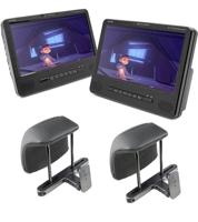 Caliber Draagbare DVD Spelers met DVD-bracket - 9 Inch Scherm - DVD speler auto 2 schermen - thumbnail