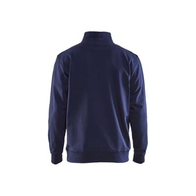 Blåkläder Sweatshirt Jersey 1/2 rits 33651048 | Marineblauw | Maat XL - 7330509352212