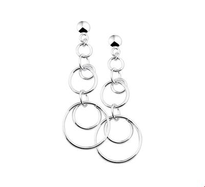 TFT Oorhangers Zilver Gerhodineerd Glanzend TFT Oorhangers Zilver Gerhodineerd Glanzend