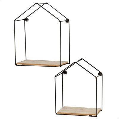 Kapstok Max Home Ijzer Hout MDF (6 Stuks)