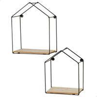 Kapstok Max Home Ijzer Hout MDF (6 Stuks) - thumbnail