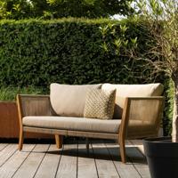 Exotan San Remo Tuinbanken - Teak - Zand - 70x180x76 - thumbnail