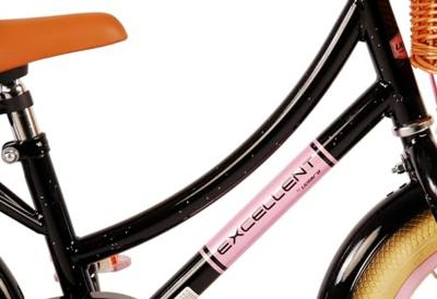 Volare excellent kinderfiets - meisjes - 14 inch - zwart