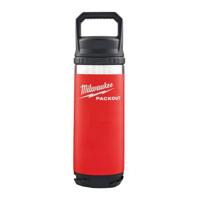 Milwaukee packout™ 532 ml fles met deksel rood - 4932493991 - thumbnail