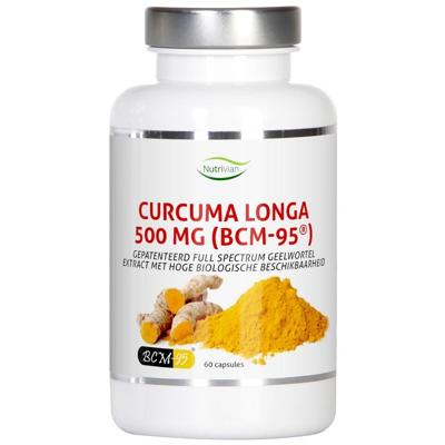 Nutrivian Curcuma longa 500mg bcm95 60 Capsules