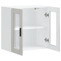 Keukenbovenkast met glazen deur Porto hoogglans wit - thumbnail