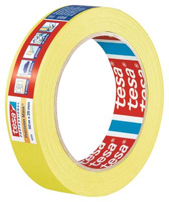 tesa PRECISION 04334-00003-00 Maskeertape Präzisionskrepp Geel (l x b) 50 m x 38 mm 1 stuk(s)