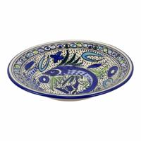 Salade Schaal Keramiek Aqua Vis (Model 1) - thumbnail