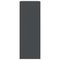 Dressoir 67x39x107 cm staal antracietkleurig - thumbnail