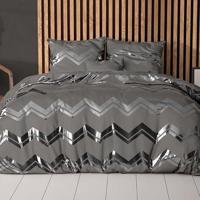 Sleeptime Wave Grijs 240 x 220 cm - thumbnail