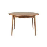 Zuiver Twist eettafel uitschuifbaar 120/160x120 cm walnoot - thumbnail