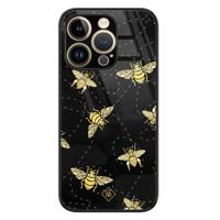 iPhone 14 Pro Max glazen hardcase - Bee yourself - thumbnail