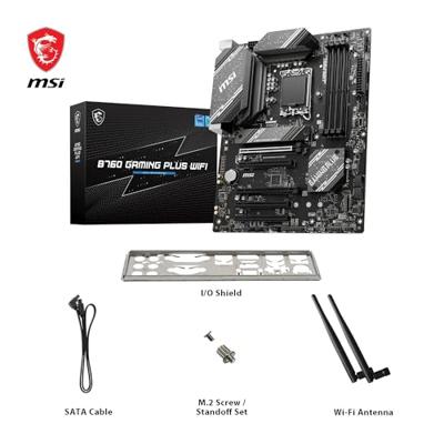 Moederbord MSI B760 GAMING PLUS WIFI LGA 1700 Intel B760 - thumbnail