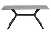 WOOOD Eettafel 'Bruno' 160 x 90cm, kleur zwart - thumbnail