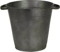 Pot con. zink vint.grn d30h28cm - thumbnail