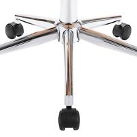 Kantoorstoel draaibaar gebogen hout en stof taupe - thumbnail