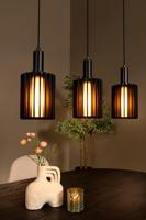 Lucide LAMBRES - Hanglamp - 5xE27 - Zwart - thumbnail