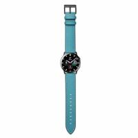 lederen bandje - Blauw - Garmin Vivoactive 6 / Vivoactive 5 / Vivoactive 3 - thumbnail