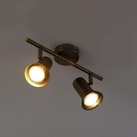 QAZQA Plafondspot brons draai- en kantelbaar - Karin 2 - thumbnail