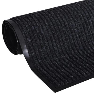 VidaXL Deurmat 90x120 cm pvc zwart VidaXL Deurmat 90x120 cm pvc zwart