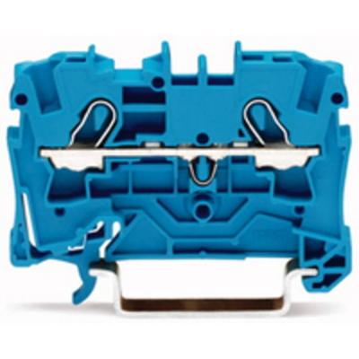 WAGO 2004-1204 Doorgangsklem 6.20 mm Spanveer Toewijzing: N Blauw 1 stuk(s)