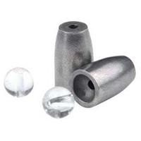 Spro Stainless Steel Bullet Sinkers Matt Steel 3.5 gr 5st. - thumbnail