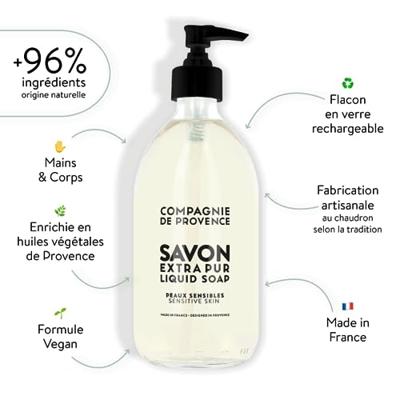 Compagnie De Provence Marseille Liquid Soap 495 ml Vloeibare zeep