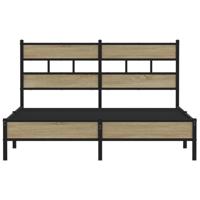 Bedframe zonder matras hout sonoma eikenkleurig 140x190 cm - thumbnail