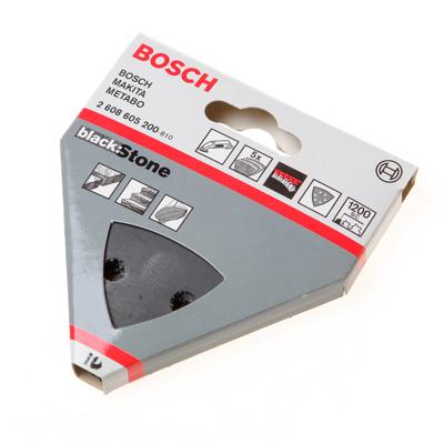 Bosch Accessories Best for Stone 2608605200 Deltaschuurpapier Met klittenband, Geperforeerd Korrelgrootte (num) 1200 Hoekmaat 93 mm (l x b) 93 mm x 93 mm 5