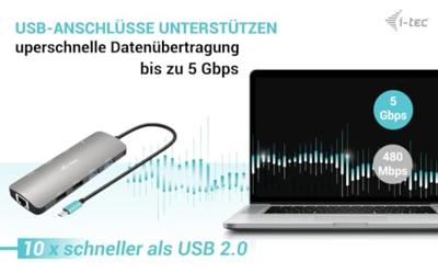 i-tec USB-C Metal Nano 100W dock - thumbnail