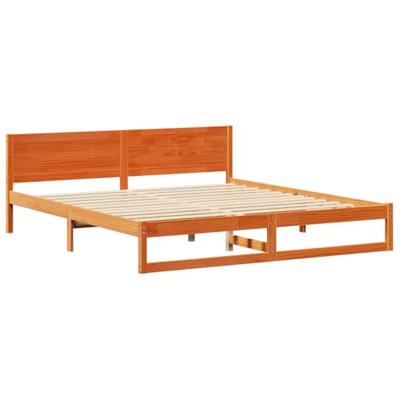 Bedframe Wasbruin 180 x 200 cm Massief grenenhout Bedframe Wasbruin 180 x 200 cm Massief grenenhout