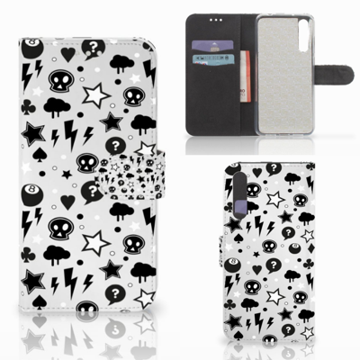 Telefoonhoesje met Naam Huawei P20 Pro Silver Punk Telefoonhoesje met Naam Huawei P20 Pro Silver Punk