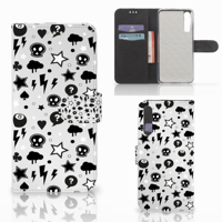 Telefoonhoesje met Naam Huawei P20 Pro Silver Punk - thumbnail