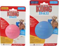 Hond Puppy ball met gat small (diameter 6 cm) Kong Gebr. de Boon - Kong - thumbnail