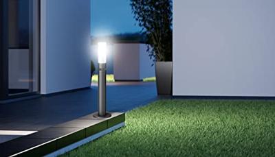 Steinel 069476 LED AUSSENLEUCHTE GL 65 S Staande LED-buitenlamp met bewegingsmelder LED LED vast ingebouwd 8.7 W Antraciet Steinel 069476 LED AUSSENLEUCHTE GL 65 S Staande LED-buitenlamp met bewegingsmelder LED LED vast ingebouwd 8.7 W Antraciet