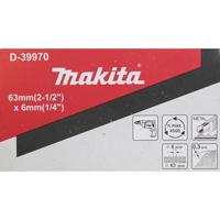 Makita Accessoires Rondborstel 6x63mm - D-39970 D-39970 - thumbnail