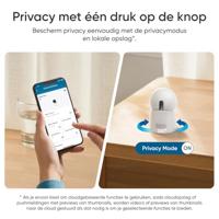 eufy Indoor Cam E30, nieuwste generatie, 4K UHD beveiligingscamera, 360° draaien en kantelen, nachtzicht in kleur, AI-detectie, automatisch traceren van mens/huisdier, werkt met Homekit - thumbnail