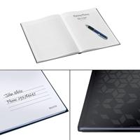 Leitz 46261095 Notitieboek Geruit Zwart Aantal paginas: 80 DIN A4 - thumbnail