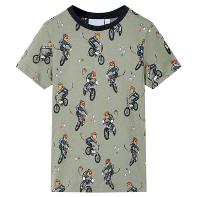 Kinderpyjama met korte mouwen 128 lichtkaki Kinderpyjama met korte mouwen 128 lichtkaki