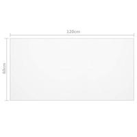 Tafelbeschermer 120x60 cm 2 mm PVC mat - thumbnail