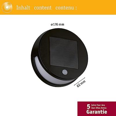Paulmann Ronde solar wandlampHelena met sensor - 94265