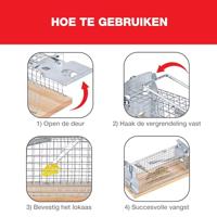 Swissinno Mouse Classic Niet dodelijke val 1 stuk(s) - thumbnail
